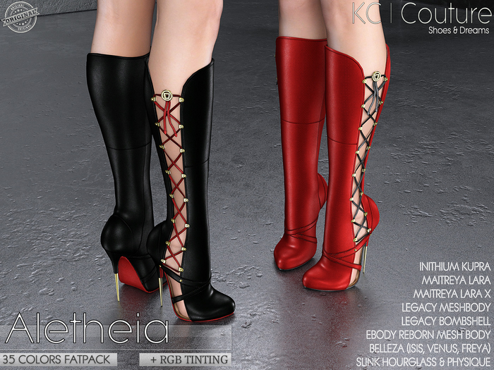 -KC- ALETHEIA BOOTS / 35 COLORS FATPACK