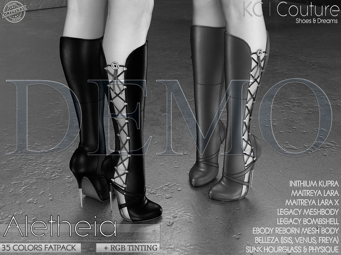 *DEMO* -KC- ALETHEIA BOOTS / 35 COLORS FATPACK