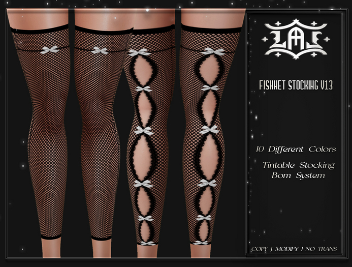 LAL-Fishnet Stocking V14 Only Bom-Tintable