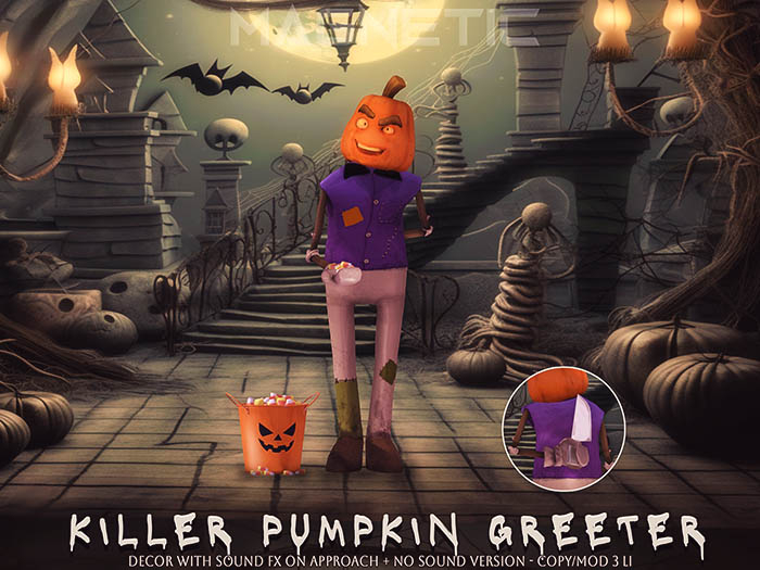 Magnetic - Killer Pumpkin Greeter