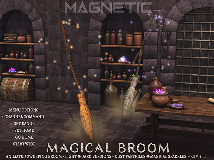 Magnetic - Magical Broom