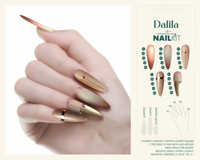 Dalila Courtney  Nail Kit