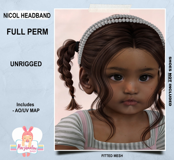 *MB* Full perm NICOL  HAEDBAND