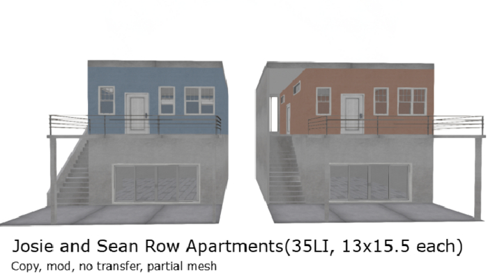Josie and Sean Row Apartments(35LI, 13x15.5 each)