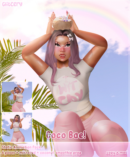 Glitzery ~ Coco Bae! posepack