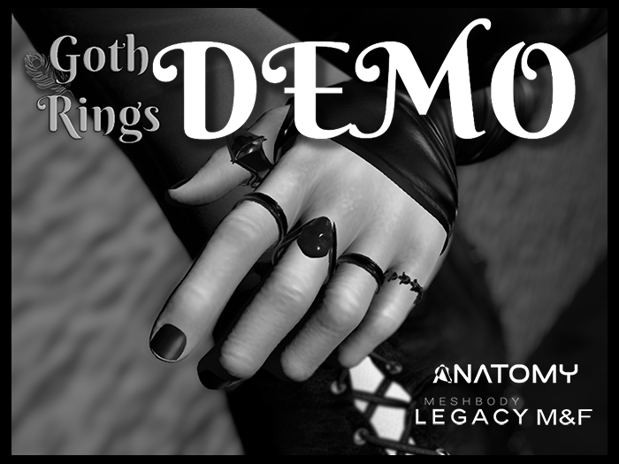 Tealeaf Treasures - Goth Rings DEMO