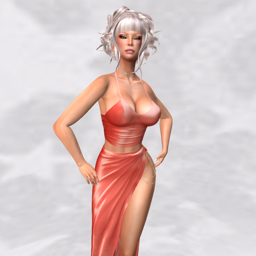 His Slit Separate Long Dress3 (Ware me)