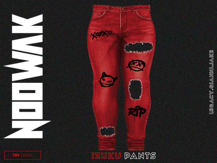 [ NOOWAK ] Izuku Pants - Red