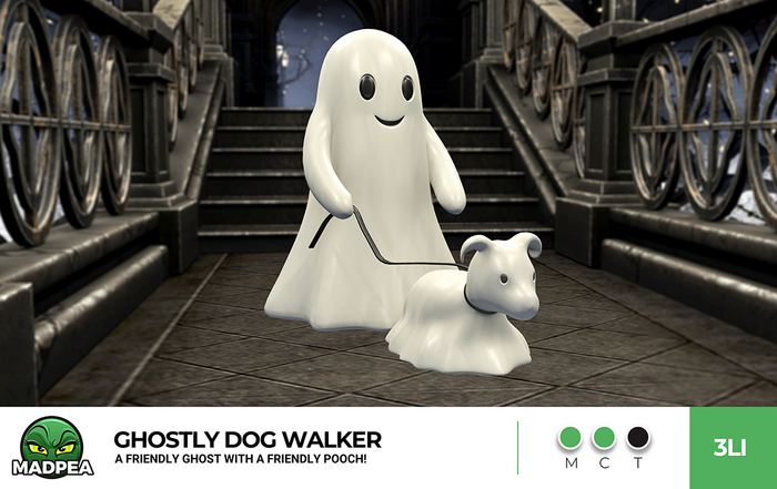 MadPea Ghostly Dog Walker