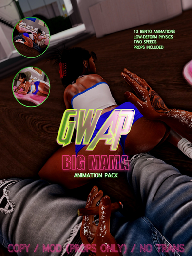 ::GWAP:: BIG MAMA ANIMATION PACK