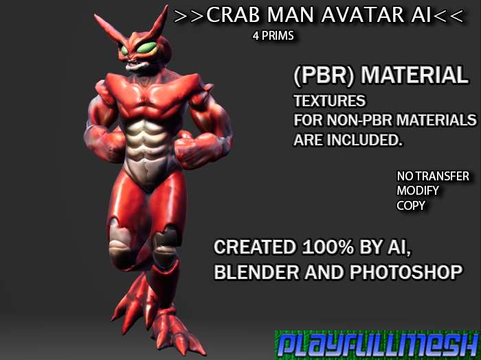 **Crab Man Avatar**PlayFullMesh