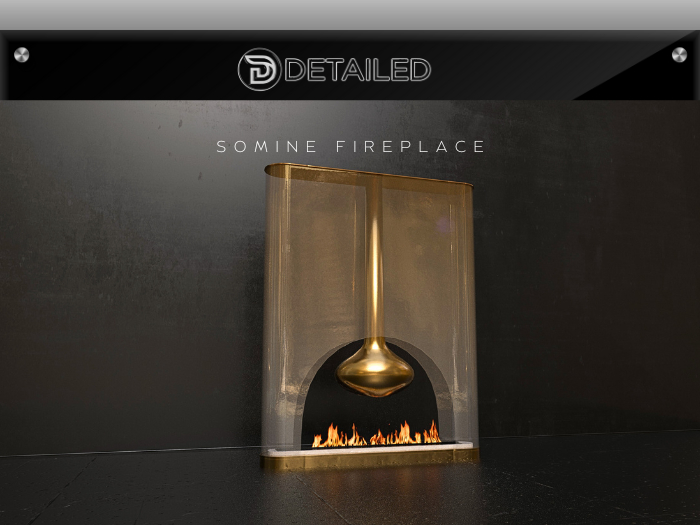 DT- Somine Fireplace Yellow 