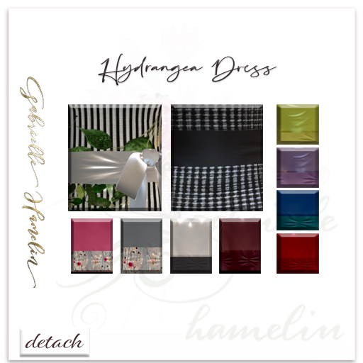 {GH} Demo Hydrangea Bow Dress