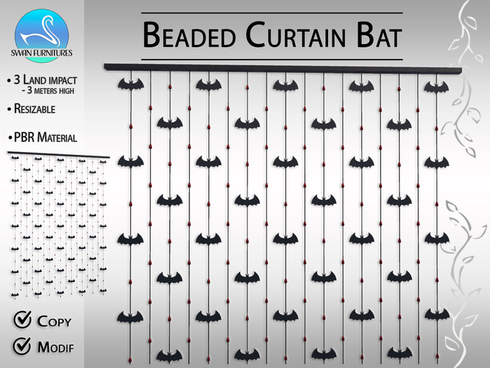 [SF] Beaded Curtain Bat