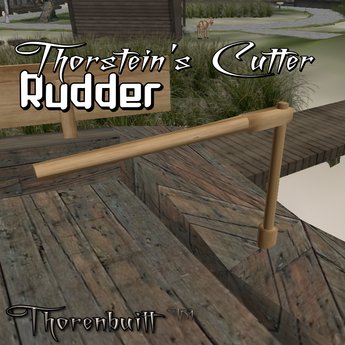 Second Life Marketplace - Thorenbuilt - Cutter Rudder Sculpt Map Kit