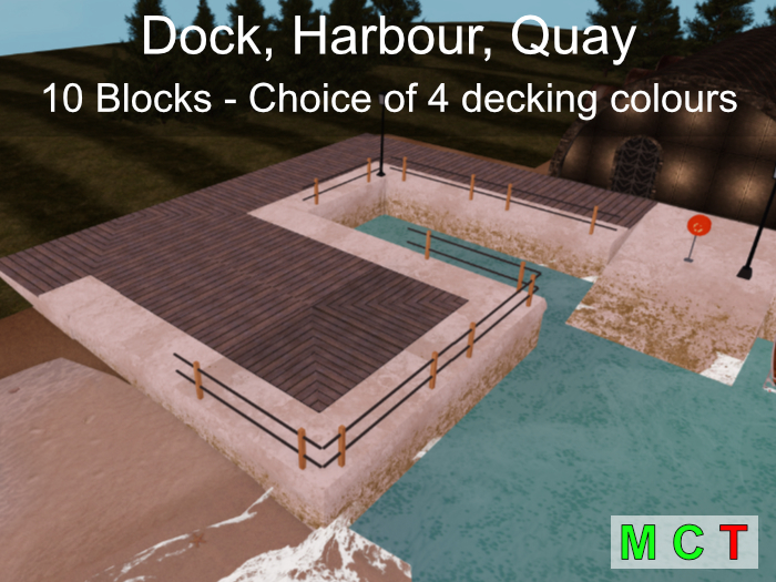 Harbour, Quay, Dock, Sea Walls with decking 