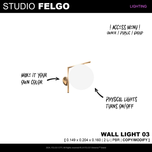 Studio FELGO // Wall light 03