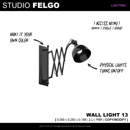Studio FELGO // Wall light 13