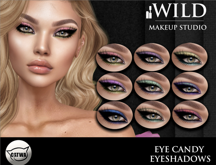 :::WILD:::Makeup Eye Candy Eyeshadows CATWA/OMEGA/BOM