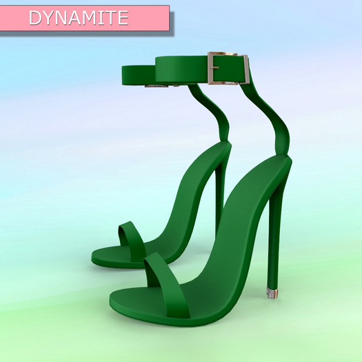 Green Juliena Heels Legacy