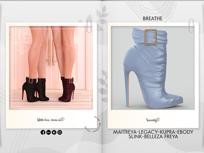 [BREATHE]-Nanasu Heels-Serenity-( For Maitreya Lara & eBody & Kupra & Slink and Belleza-F)