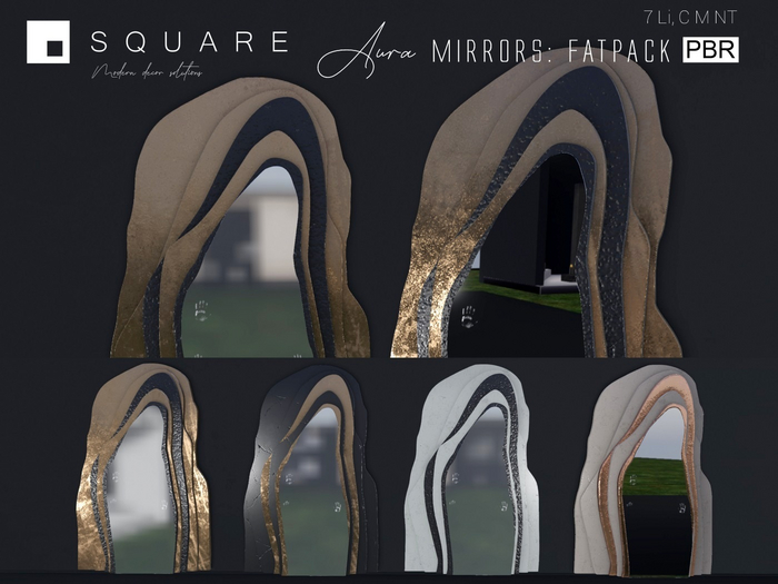 [ SQUARE ] - AURA PBR MIRROR FATPACK