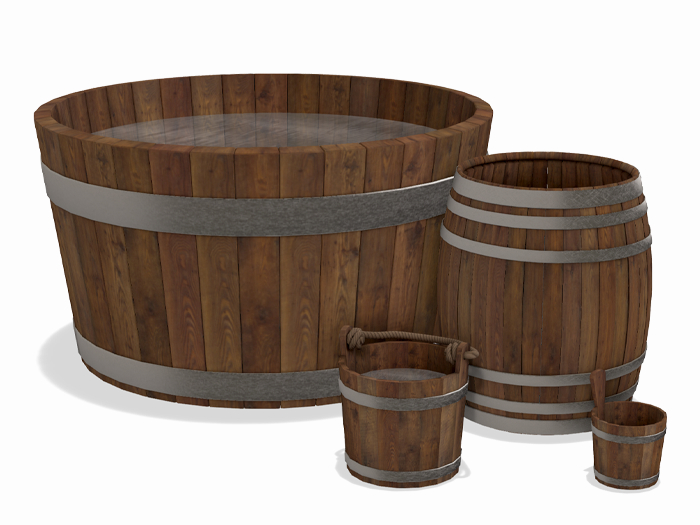 [ zerkalo ] Rustic Bathroom - Full Set - PG