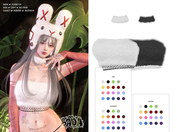" BADA " Bunny Top Fatpack