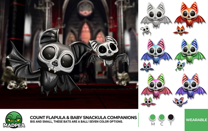MadPea Count Flapula & Baby Snackula