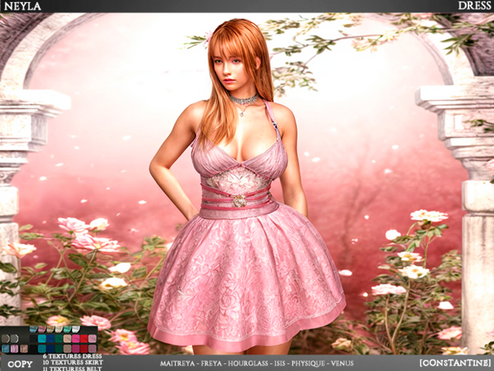 [JC CONSTANTINE] Neyla Dress FullPack