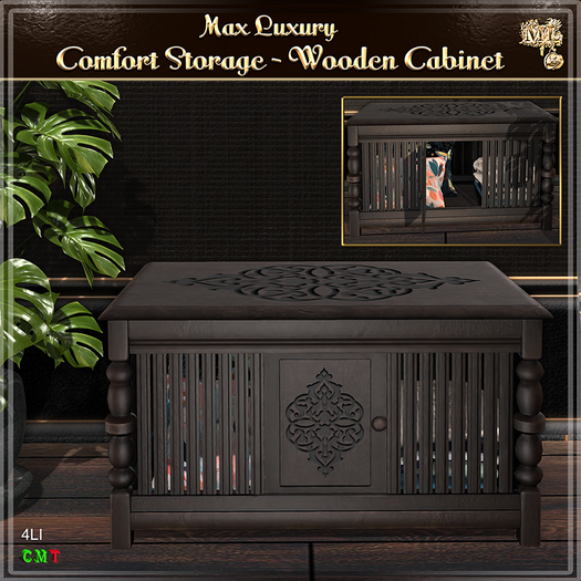 Max Luxury - Comfort Storage - Wooden Cabinet