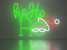 Santa Claus Hohoho neon sign Full Permission