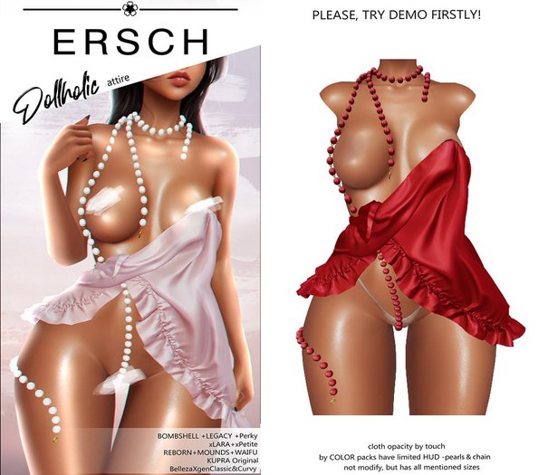 ERSCH - Dollholic attire -red-