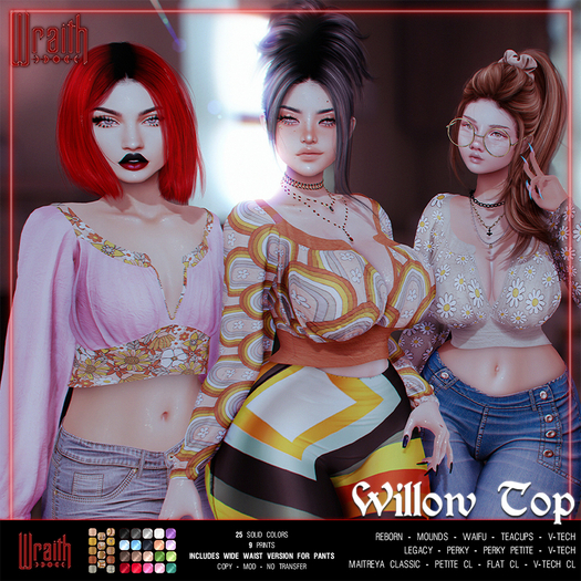 - wraith - Willow Top - {MEGAPACK}