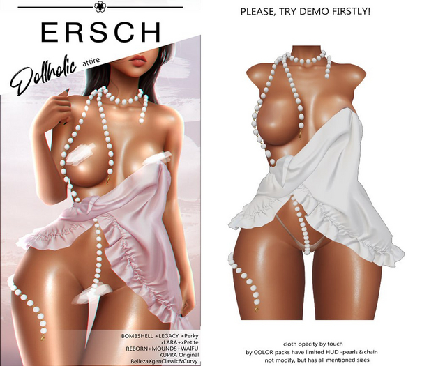 ERSCH - Dollholic attire -white-