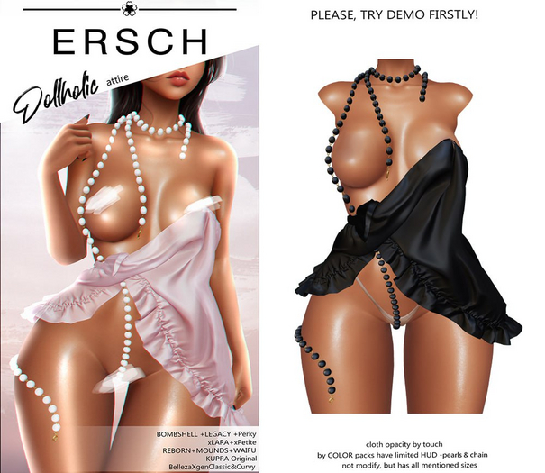 ERSCH - Dollholic attire -black-