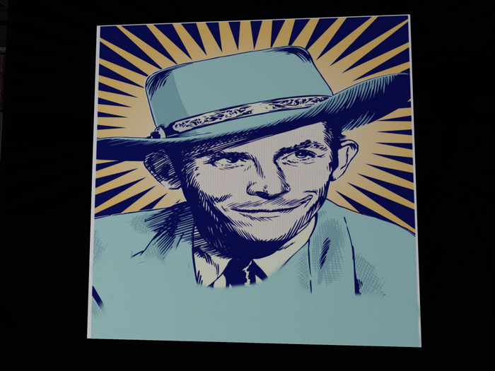 Retro Poster Hank Williams