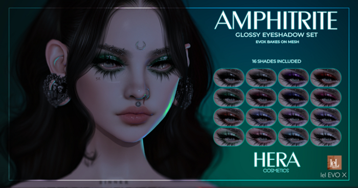 HERA - Amphrite Eyeshadow Set. EVOX