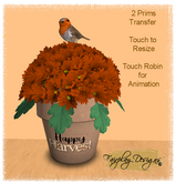 ~ Happy Harvest Potted Chrysanthemum's~