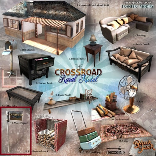 Crossroad Rural Motel RARE