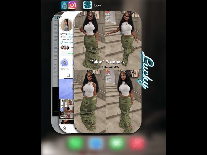 Lucky. "Falon" Posepack