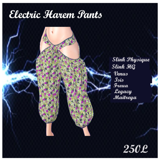 eLECTRIC pants FLORAL