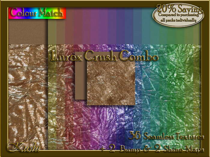 Lurex Crush COMBO Seamless Texture Bundle