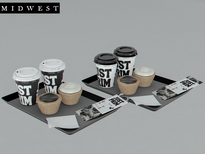 Midwest . Just Prim . Coffee and Pie Tray