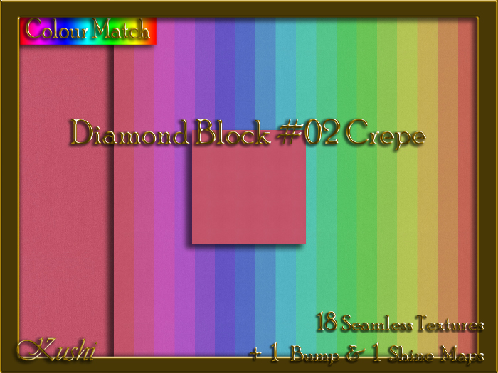 Diamond Block #02 Crepe Solids Seamless Texture Pack
