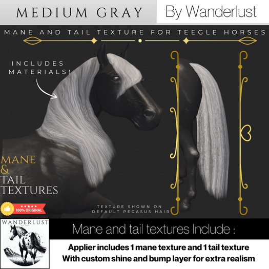 Wanderlust-Medium Gray  Applier Boxed