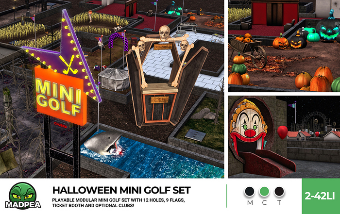 MadPea Halloween Mini Golf Set