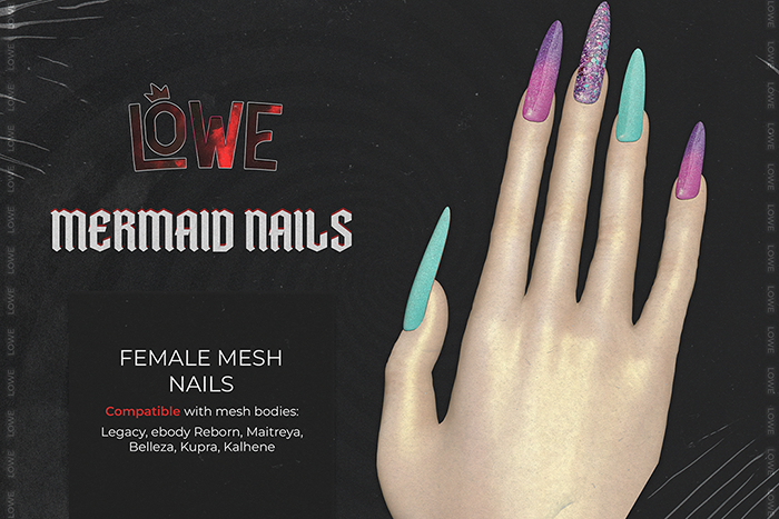 ! Lowe - Mermaid Nails