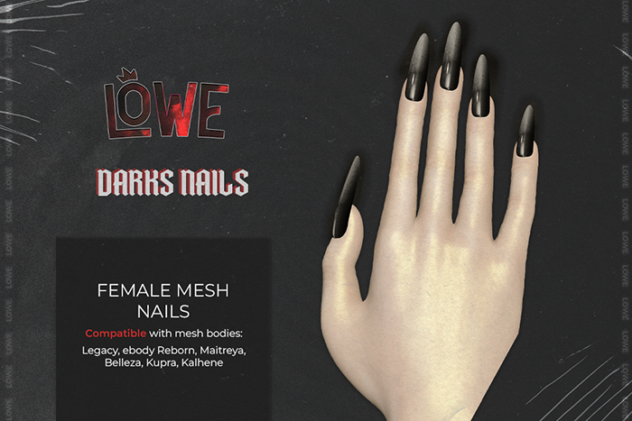 ! Lowe - Dark Nails