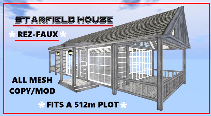 REZ-FAUX STARFIELD HOUSE 20Li (Boxed)